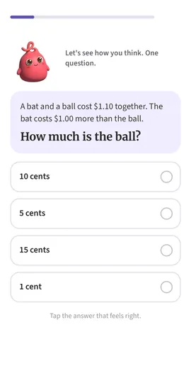 A challenge: how much is the ball?